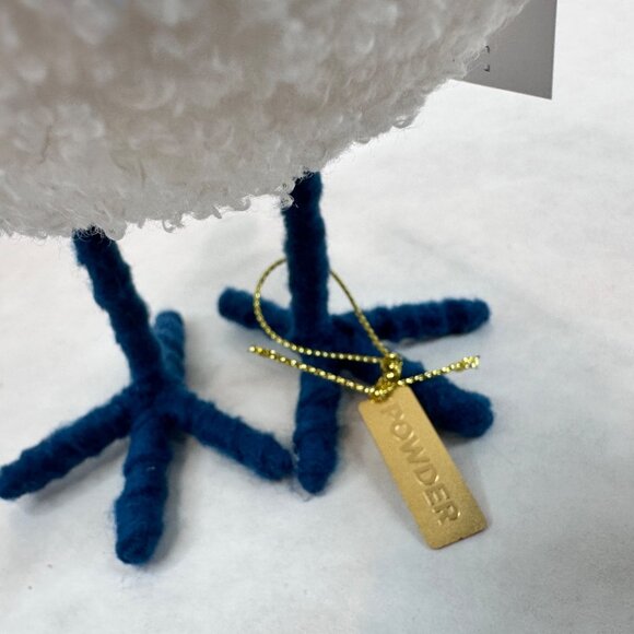 Target Featherly Friends POWDER Snowman Bird Decoration Hat & Scarf NEW TAGS - Picture 4 of 6